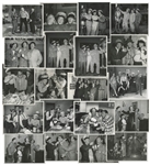 Lot of Twenty 10" x 8" Glossy Photos From Five Different Three Stooges Films, Complete List List Online at NateDSanders.com -- Very Good Condition